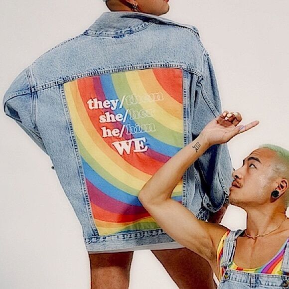 Levi's Jacket Pride Denim Trucker Jean Jacket Size M, L, XL